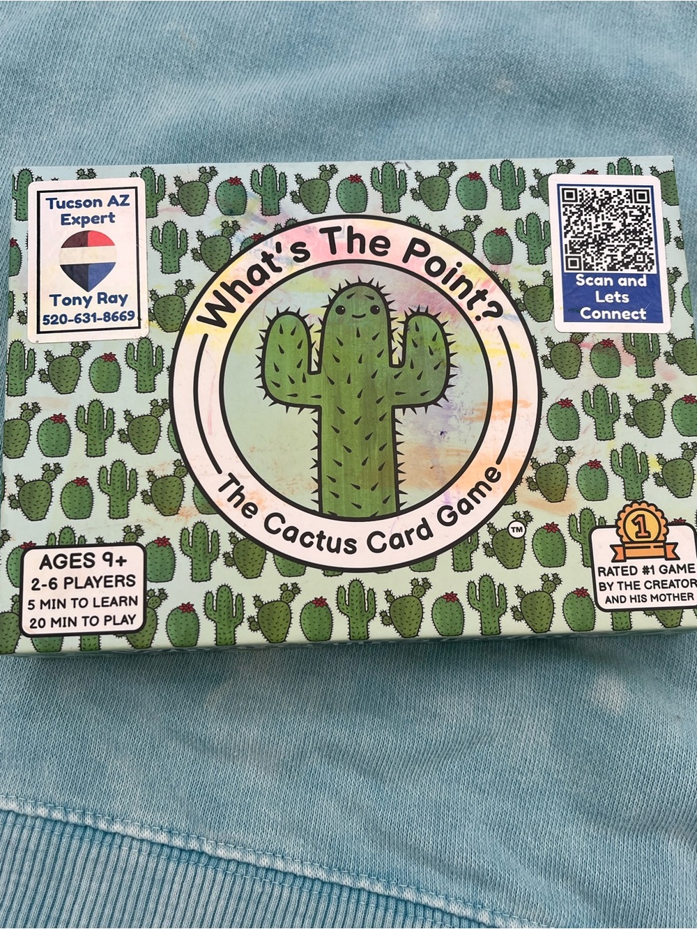 What's The Point? The Cactus Card Game - family fun strategy game